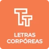 Icono de letras corpóreas